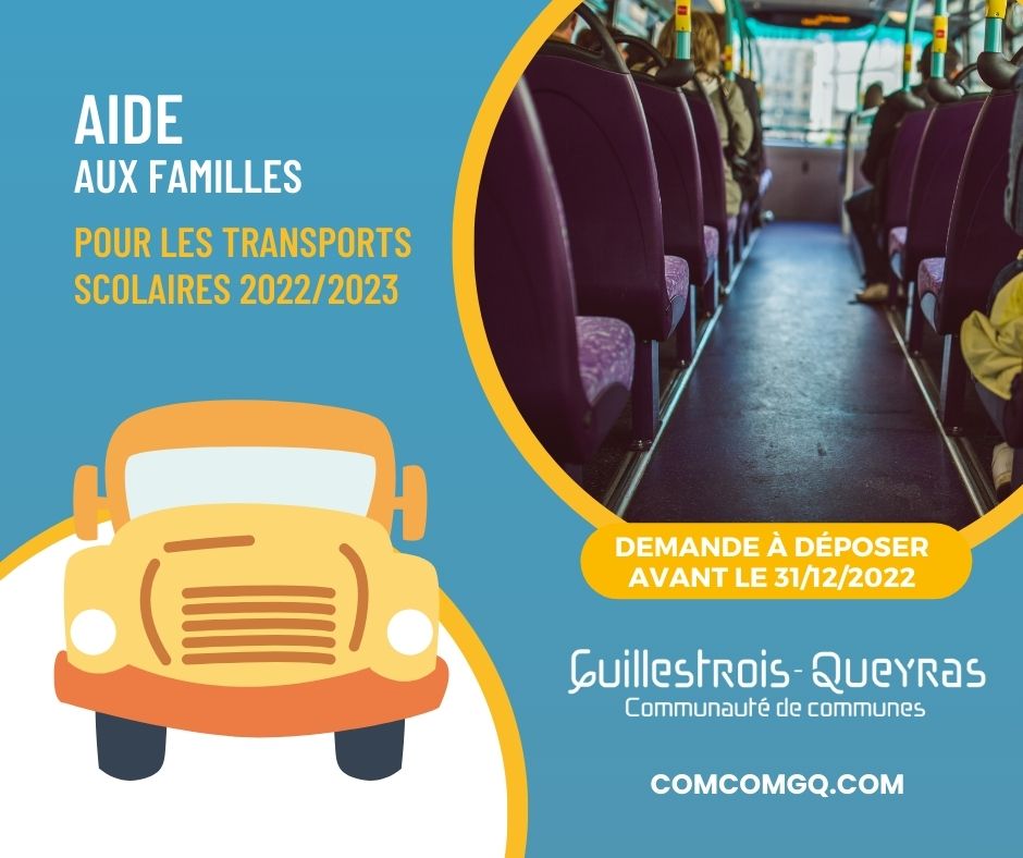 L’aide aux familles pour le transport scolaire est reconduite