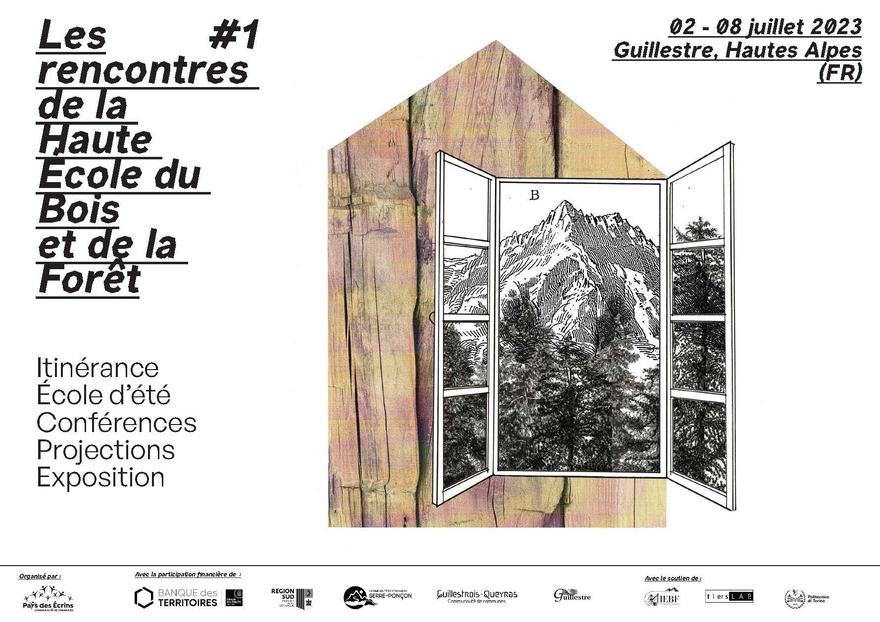 1ères rencontres de la Haute École du Bois et de la Forêt du 2 au 8 juillet 2023