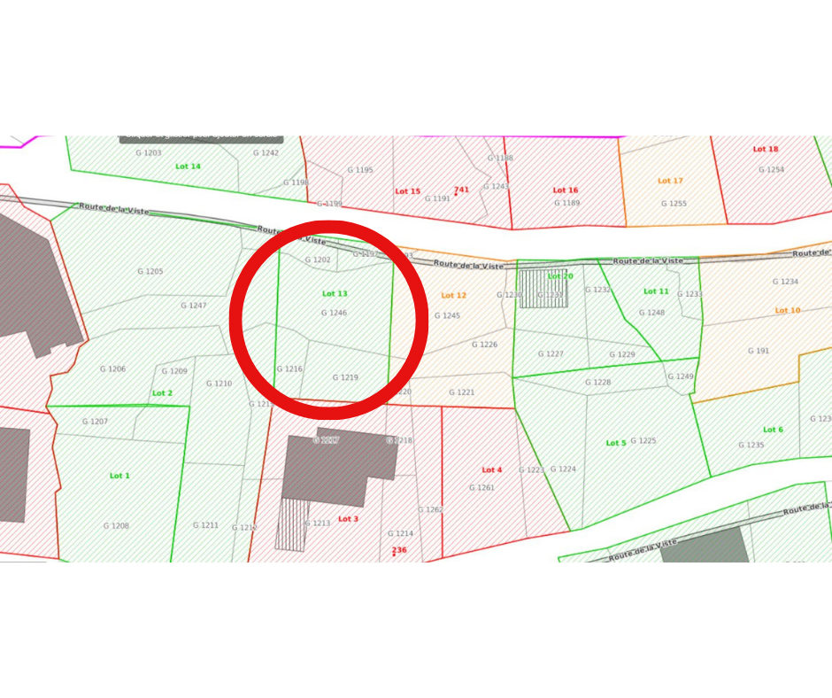 [VENTE] Terrain ZAE La Viste, Lot 13 – Ceillac
