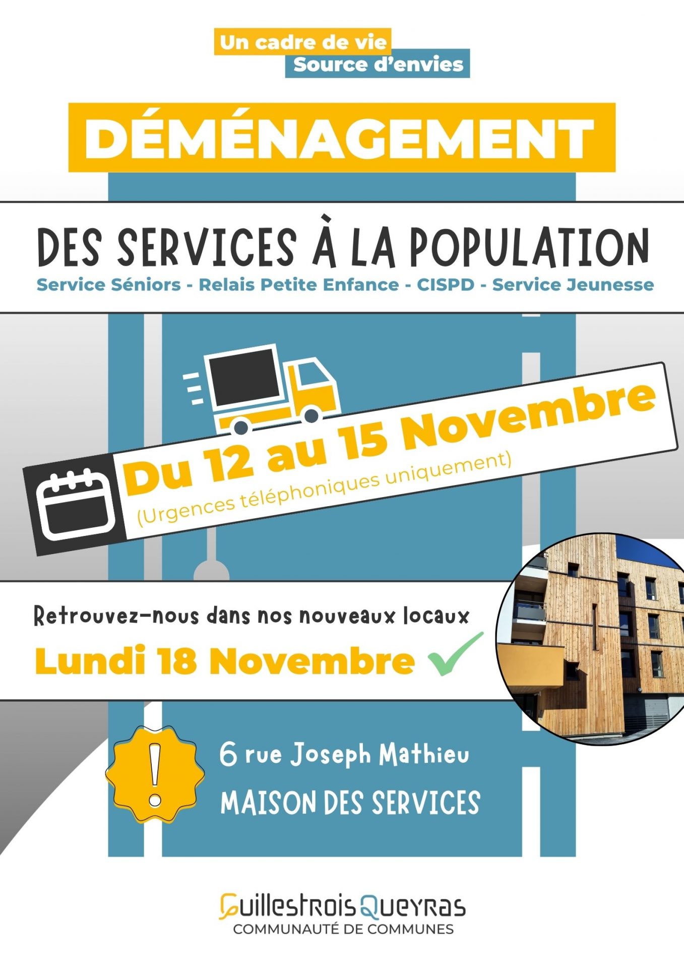 Déménagement des Services à la Population