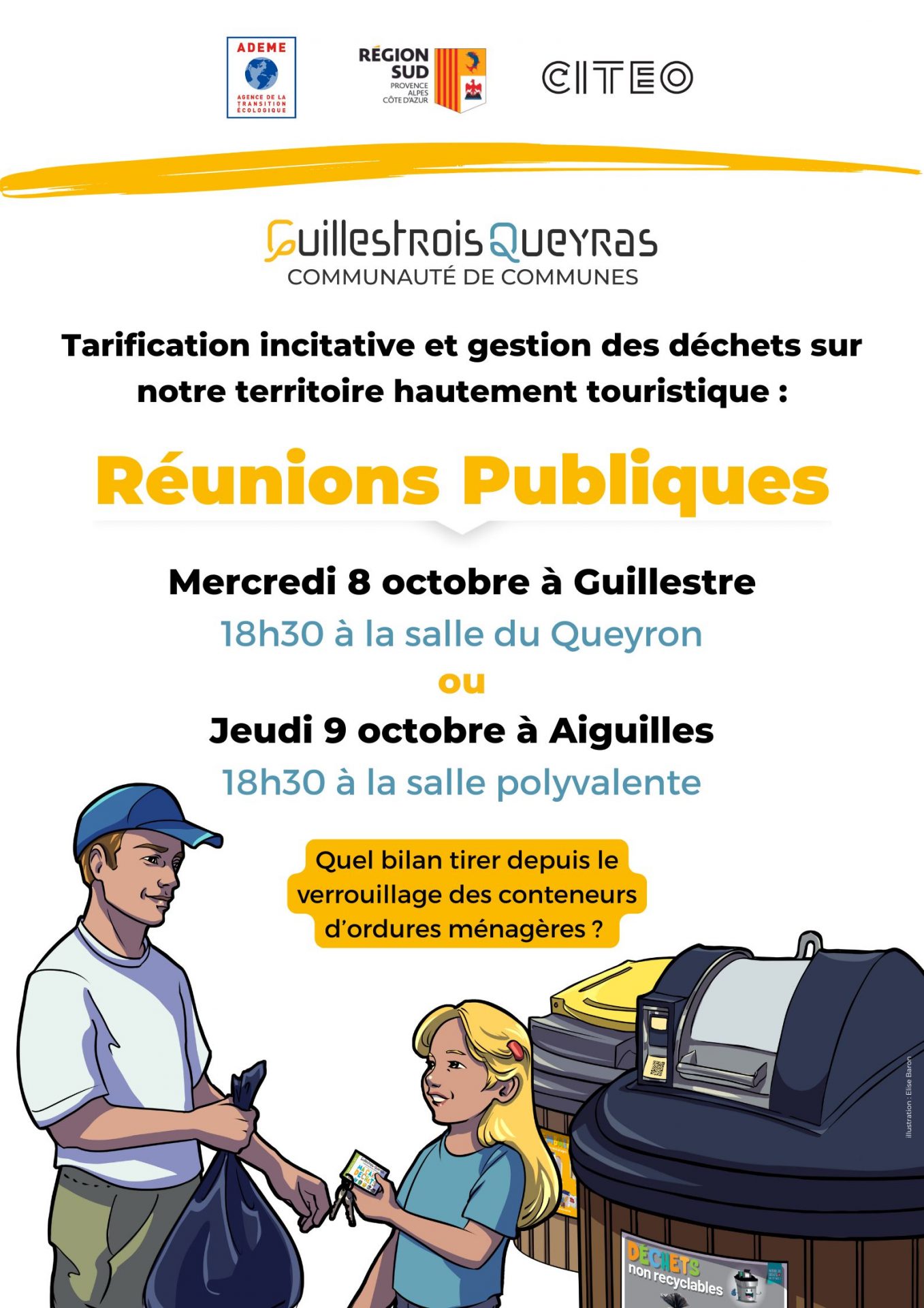 Réunions Publiques sur la gestion des déchets